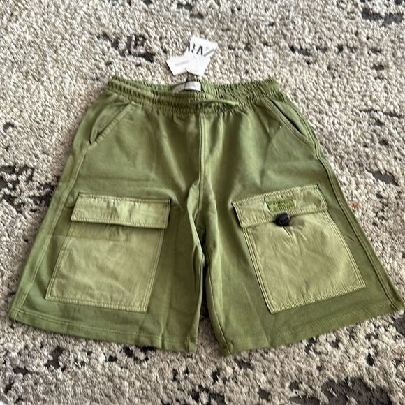 ZARA Kids | Green | MIXED CARGO SHORTS - Picture 5 of 5
